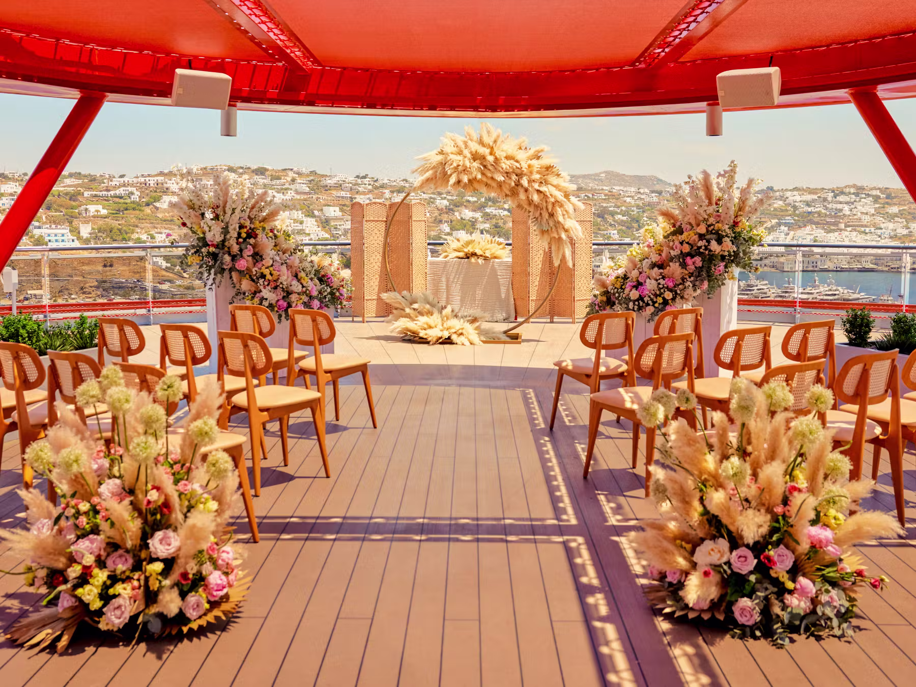 Virgin Voyages Sunset Deck Ceremony